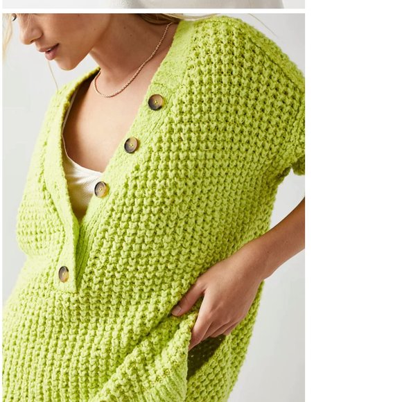 Free People | Whistle Thermal Henley Shirt | Size XS - Picture 4 of 8